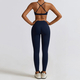 seamless Long Sleeve Yoga Set With High Waist Leggings