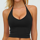 women’S Yoga Set With Wide Leg Pants And Long Sleeve Crop Top