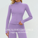 women’S Yoga Set With Wide Leg Pants And Long Sleeve Crop Top