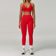 seamless Yoga Set 2/3 Pieces, Women's Gym Workout Long-Sleeved Jacket & Sports Bra
