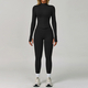 seamless Yoga Set 2/3 Pieces, Women's Gym Workout Long-Sleeved Jacket & Sports Bra