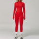 seamless Yoga Set 2/3 Pieces, Women's Gym Workout Long-Sleeved Jacket & Sports Bra