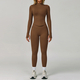 seamless Yoga Set 2/3 Pieces, Women's Gym Workout Long-Sleeved Jacket & Sports Bra