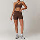 women's Yoga Set With Sports Bra, Jacket, Leggings, And Shorts