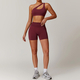 women's Yoga Set With Sports Bra, Jacket, Leggings, And Shorts