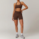 women's Yoga Set With Sports Bra, Jacket, Leggings, And Shorts