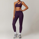women's Yoga Set With Sports Bra, Jacket, Leggings, And Shorts