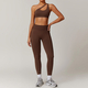 women's Yoga Set With Sports Bra, Jacket, Leggings, And Shorts
