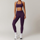women's Yoga Set With Sports Bra, Jacket, Leggings, And Shorts