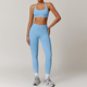 women's Yoga Set With Sports Bra, Jacket, Leggings, And Shorts