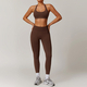 women's Yoga Set With Sports Bra, Jacket, Leggings, And Shorts