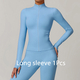 women's Yoga Set With Sports Bra, Jacket, Leggings, And Shorts