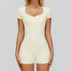 yoga Jumpsuit Shorts Backless Hollow Fitness Sportswear Workout Bodysuit