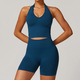 long Sleeve Yoga Set With Leggings And Sports Vest