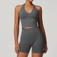 long Sleeve Yoga Set With Leggings And Sports Vest