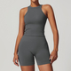 long Sleeve Yoga Set With Leggings And Sports Vest