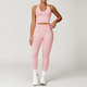 long Sleeve Yoga Set With Leggings And Sports Vest