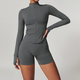 long Sleeve Yoga Set With Leggings And Sports Vest