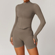 long Sleeve Yoga Set With Leggings And Sports Vest