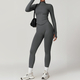 long Sleeve Yoga Set With Leggings And Sports Vest