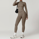 long Sleeve Yoga Set With Leggings And Sports Vest