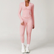 long Sleeve Yoga Set With Leggings And Sports Vest