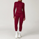 long Sleeve Yoga Set With Leggings And Sports Vest