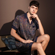 men's Summer Short Sleeve Pajama Set With Ice Silk Fabric
