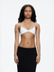 hanging Triangle Cup Tank Top With Double Layered Interior