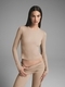 cotton Rib Long Sleeve T-Shirt