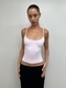 high-Elastic Slim-Fit Sleeveless Camisole Top For Daily Wear