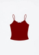 high-Elastic Slim-Fit Sleeveless Camisole Top For Daily Wear