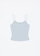 women's Fitted Camisole Tank Top - Thin Strap Sleeveless Stretchy Casual Sportswear