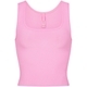 kim Cotton Rib Sleeveless Strapless Slim Fit Tank Top