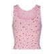 kim Cotton Rib Sleeveless Strapless Slim Fit Tank Top