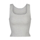 kim Cotton Rib Sleeveless Strapless Slim Fit Tank Top