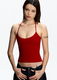 solid Color Elastic Strap Backless Tank Top