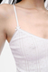 long Cami Dress In White And Black