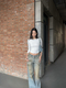 long Sleeve Cherry Red T-Shirt Tight Fit High Neck Base Top