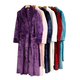coral Fleece Long Kimono Bathrobe For Couples