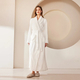 coral Fleece Long Kimono Bathrobe For Couples