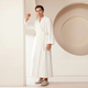 coral Fleece Long Kimono Bathrobe For Couples