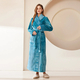 coral Fleece Long Kimono Bathrobe For Couples