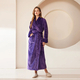 coral Fleece Long Kimono Bathrobe For Couples