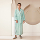 coral Fleece Long Kimono Bathrobe For Couples