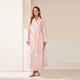 coral Fleece Long Kimono Bathrobe For Couples