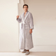 coral Fleece Long Kimono Bathrobe For Couples