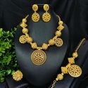 middle East Bridal Wedding Flower Jewelry Four-Piece Set
