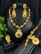 middle East Bridal Wedding Flower Jewelry Four-Piece Set