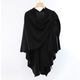 diagonal Opening Knitted Shawl Cape Women Autumn Winter